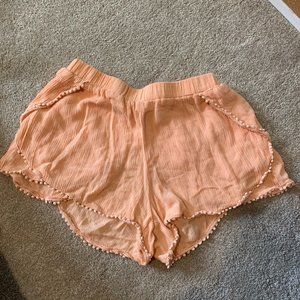 LA Hearts Coral Shorts